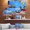 Designart - Coral Reef Coral Colony - Sea & Shore Nautical Photographic on wrapped Canvas